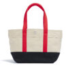 CaBas N°1 Tote small (Beige/Red)