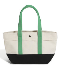 CaBas N°1 Tote small (White/Green)
